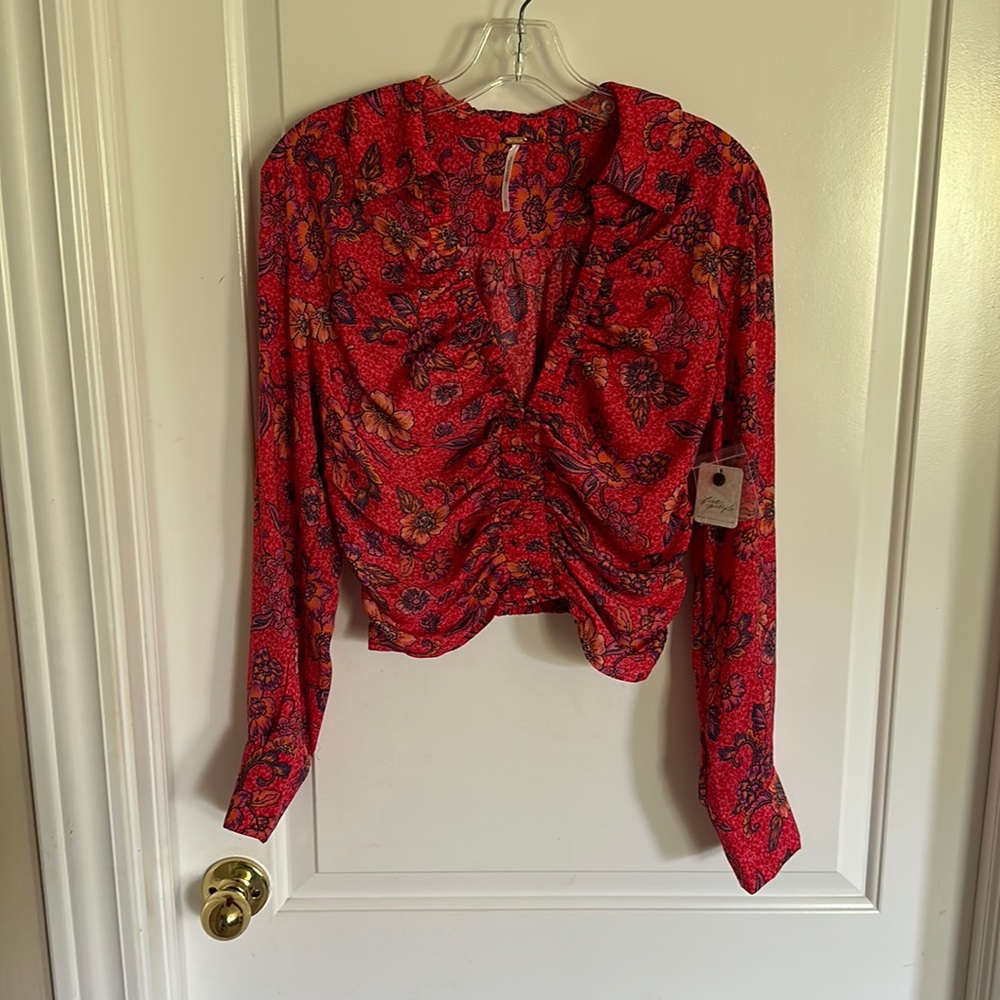 Free People I Got You Printed Crop Top